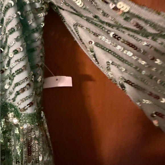 Mac Duggal Mint Green Sequin Dress - Picture 5 of 6